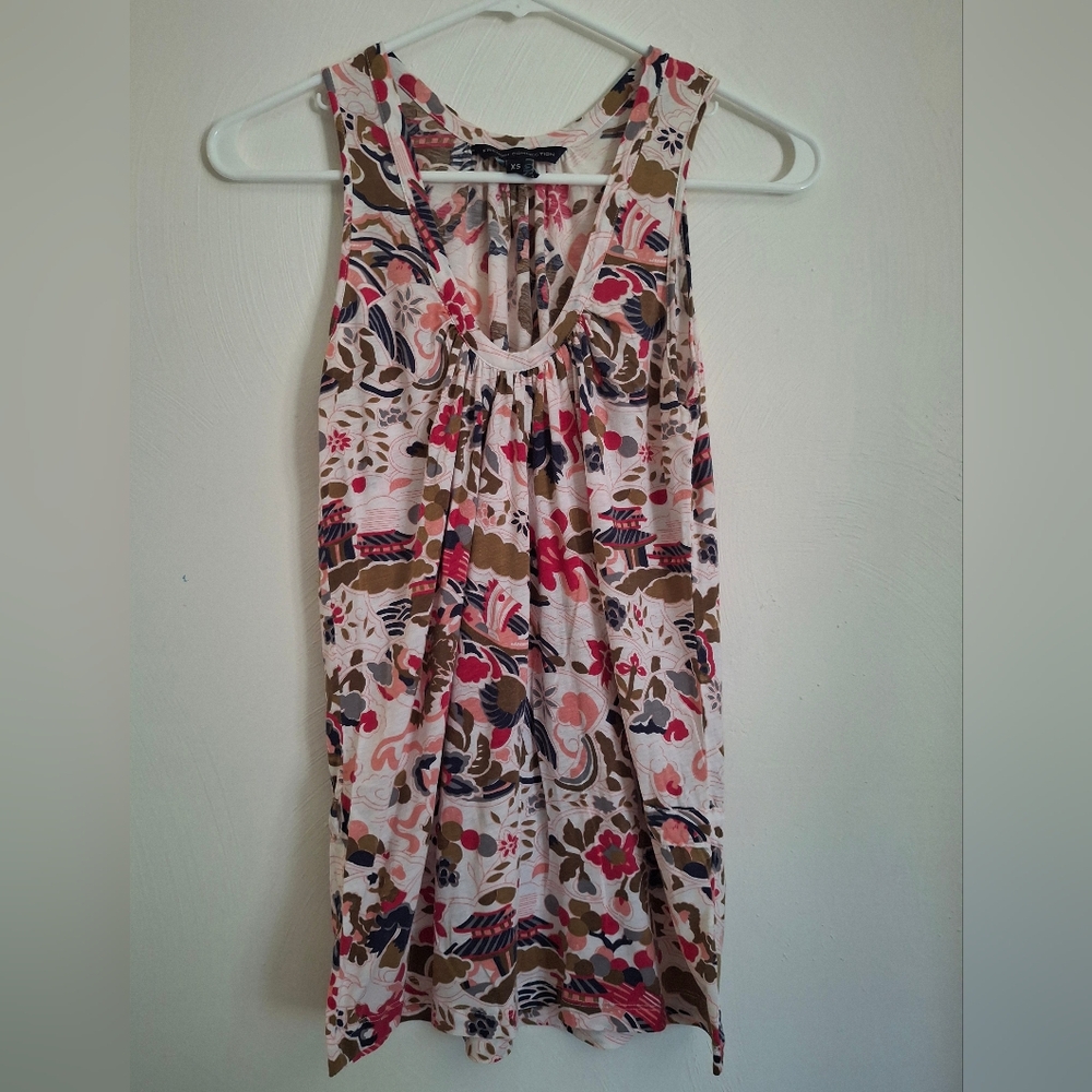 French Connection Multicolor Floral Tank Top